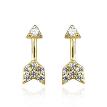 Load image into Gallery viewer, Blake Stud Earring in Gold
