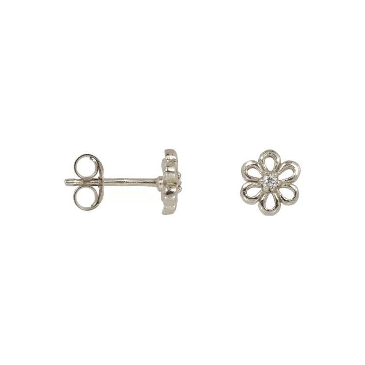 Nadia Stud Earring in Silver