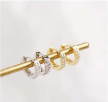 Load image into Gallery viewer, Frankie Huggie Earring in Gold

