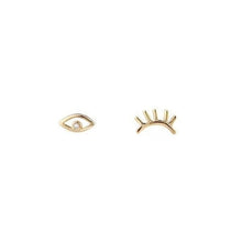 Load image into Gallery viewer, Ruby Stud Earring in Gold
