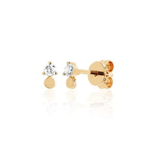 Load image into Gallery viewer, Betsie Stud Earring in Gold
