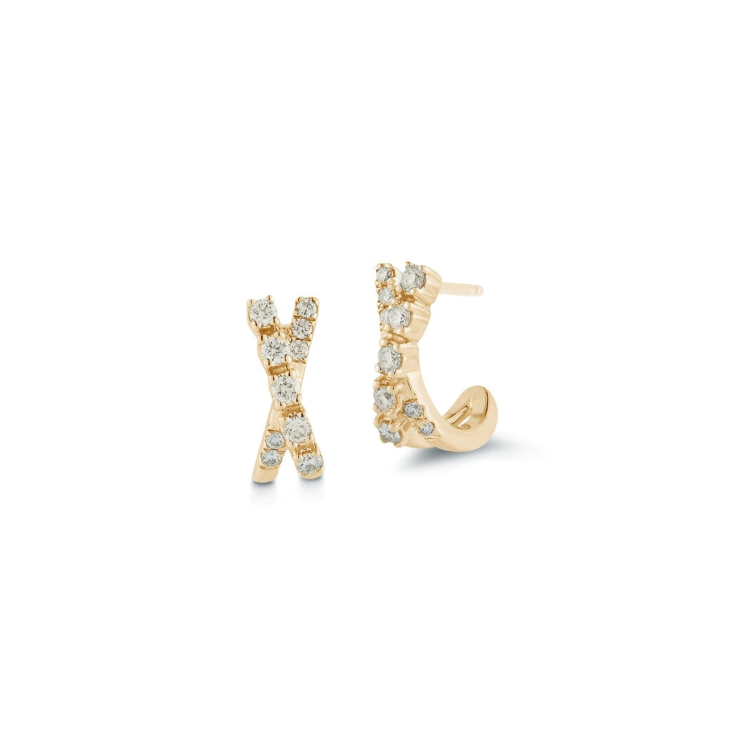 Darcey Hoop Earring in Gold