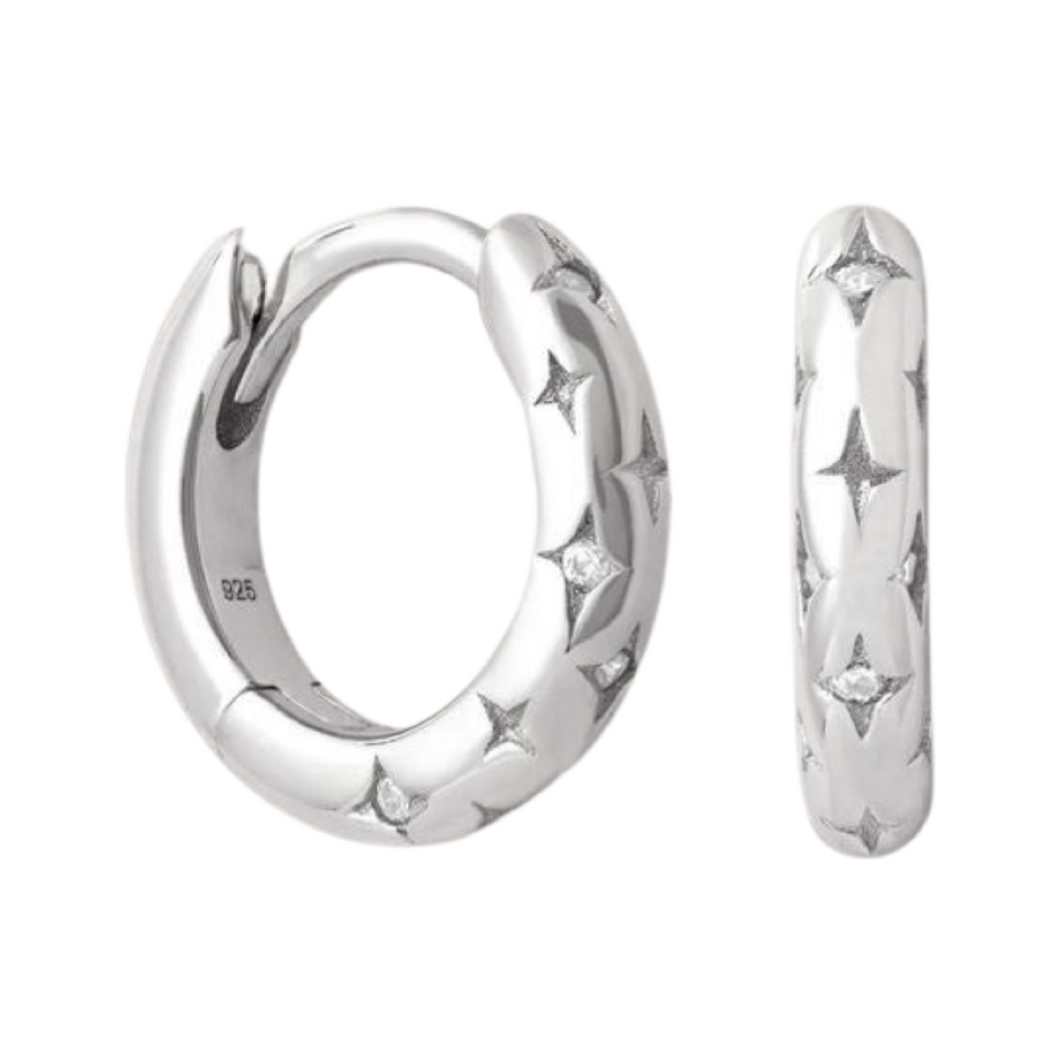 Dana Huggie in Silver