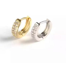 Load image into Gallery viewer, Frankie Huggie Earring in Silver

