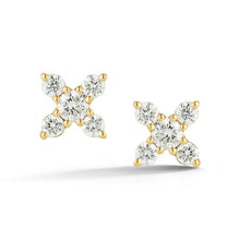Load image into Gallery viewer, Lois Stud Earring in Gold
