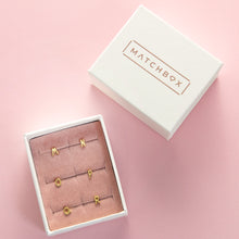 Load image into Gallery viewer, Letter Stud Earrings in Gold
