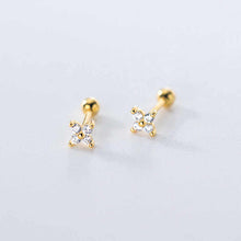 Load image into Gallery viewer, Nelly Stud Earring in Gold
