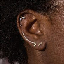 Load image into Gallery viewer, Penelope Stud Earring in Silver
