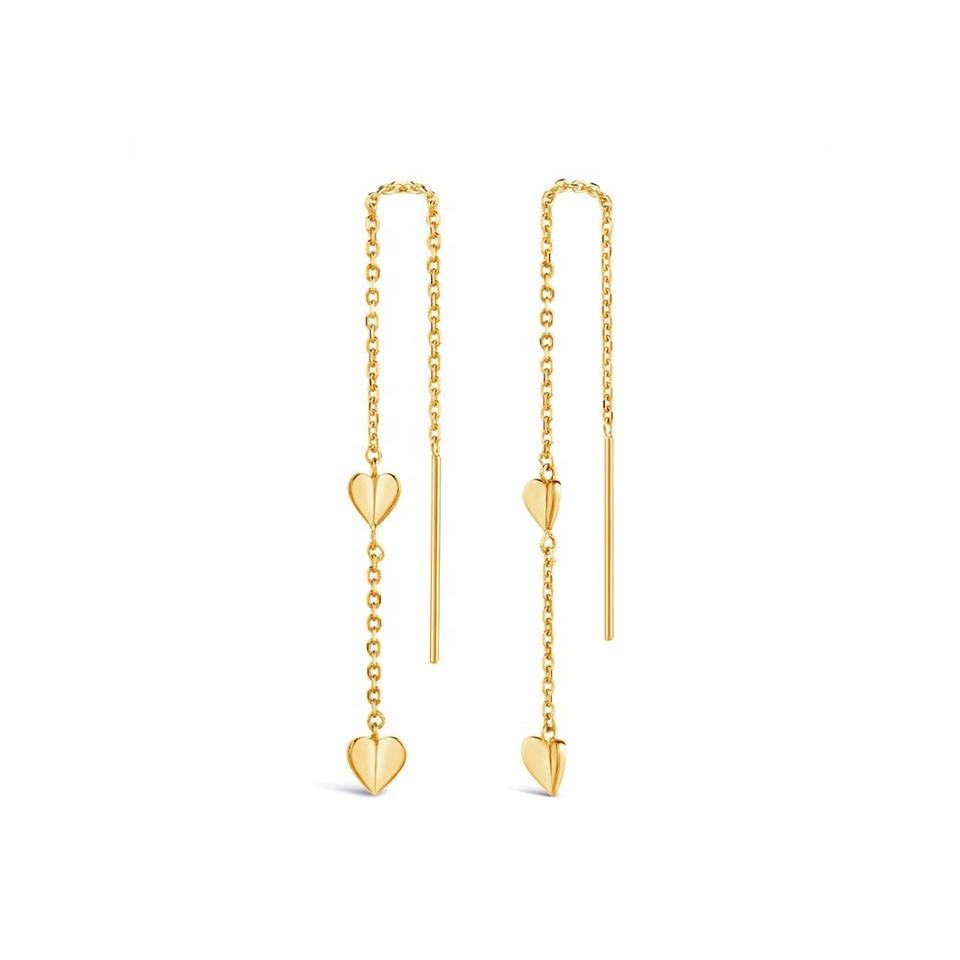 Polly Threader Earring in Gold