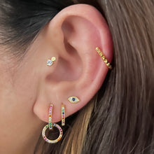 Load image into Gallery viewer, Betsie Stud Earring in Silver
