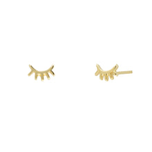 Load image into Gallery viewer, Riley Stud Earring in Gold
