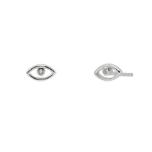 Load image into Gallery viewer, Ruby Stud Earring in Silver
