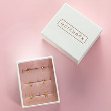 Load image into Gallery viewer, Letter Stud Earrings in Gold
