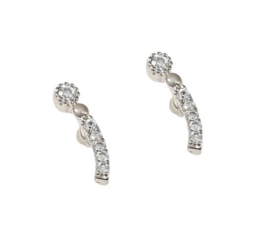 Aurelia Stud Earring in Silver