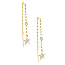 Load image into Gallery viewer, Skye Threader Earring in Gold
