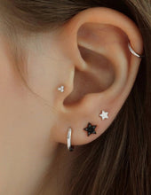 Load image into Gallery viewer, Toni Flat Back Stud Earring in Silver
