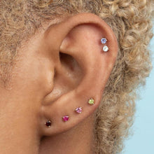 Load image into Gallery viewer, Tori Stud Earring in Silver
