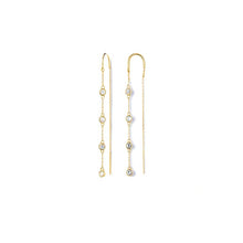Load image into Gallery viewer, Winnie Threader Earring in Gold
