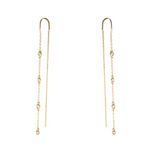 Load image into Gallery viewer, Winnie Threader Earring in Gold
