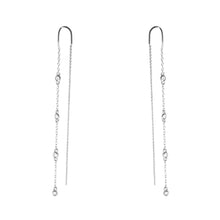 Load image into Gallery viewer, Winnie Threader Earring in Silver
