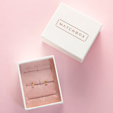 Load image into Gallery viewer, Letter Stud Earrings in Gold
