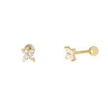 Load image into Gallery viewer, Nelly Stud Earring in Gold
